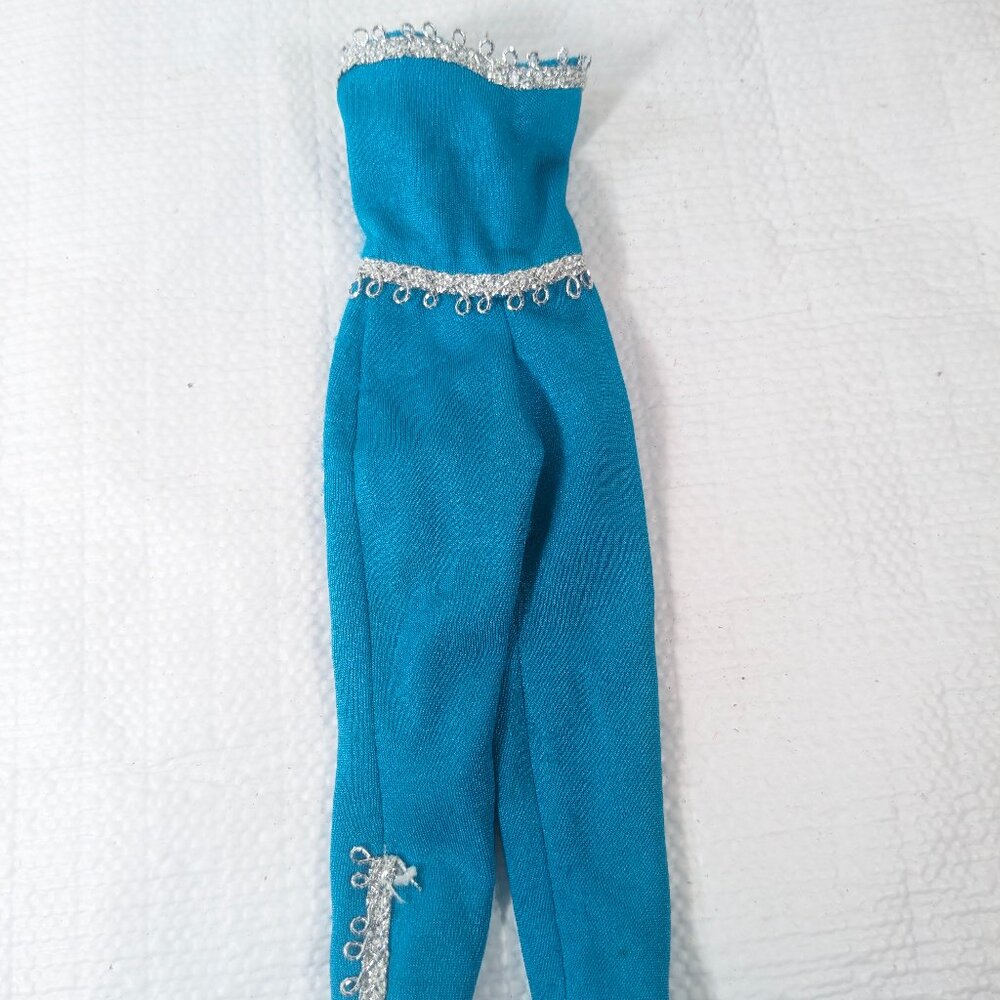 JEM &‎ The Holograms Smashin' Fashion WINNING IS EVERYTHING jumpsuit romper teal